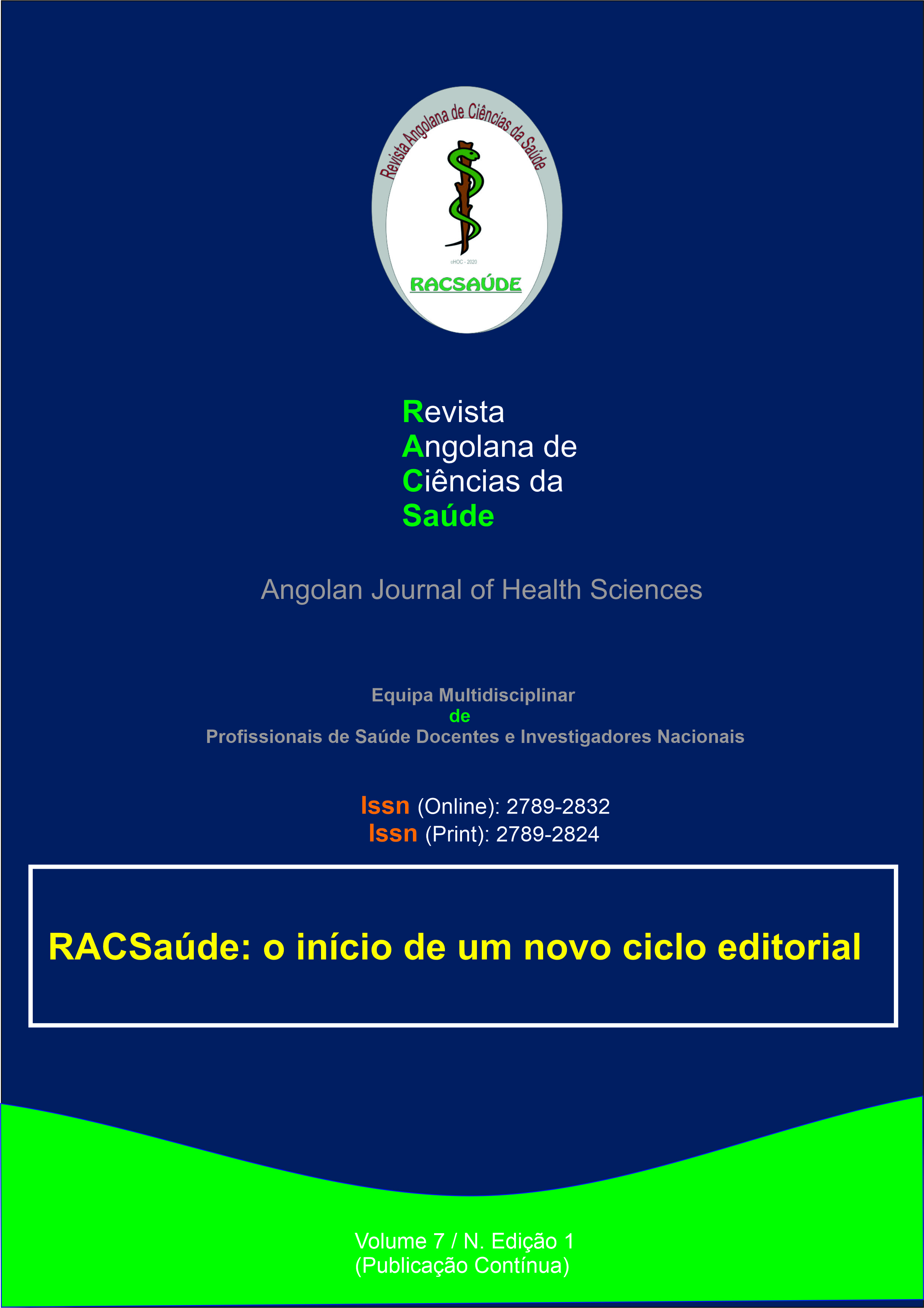 					Ver Vol. 7 N.º 1 (2026): RACSaúde: o início de um novo ciclo editorial (Publicação contínua)
				